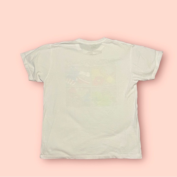 Japanese Marvel Avengers T-Shirt Iron Man Hulk Thor Captain America White Large - Picture 2 of 2